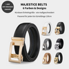 MAJESTICE BELT: Easy-Click Automatik Ledergürtel für Damen + GRATIS Geschenkbox